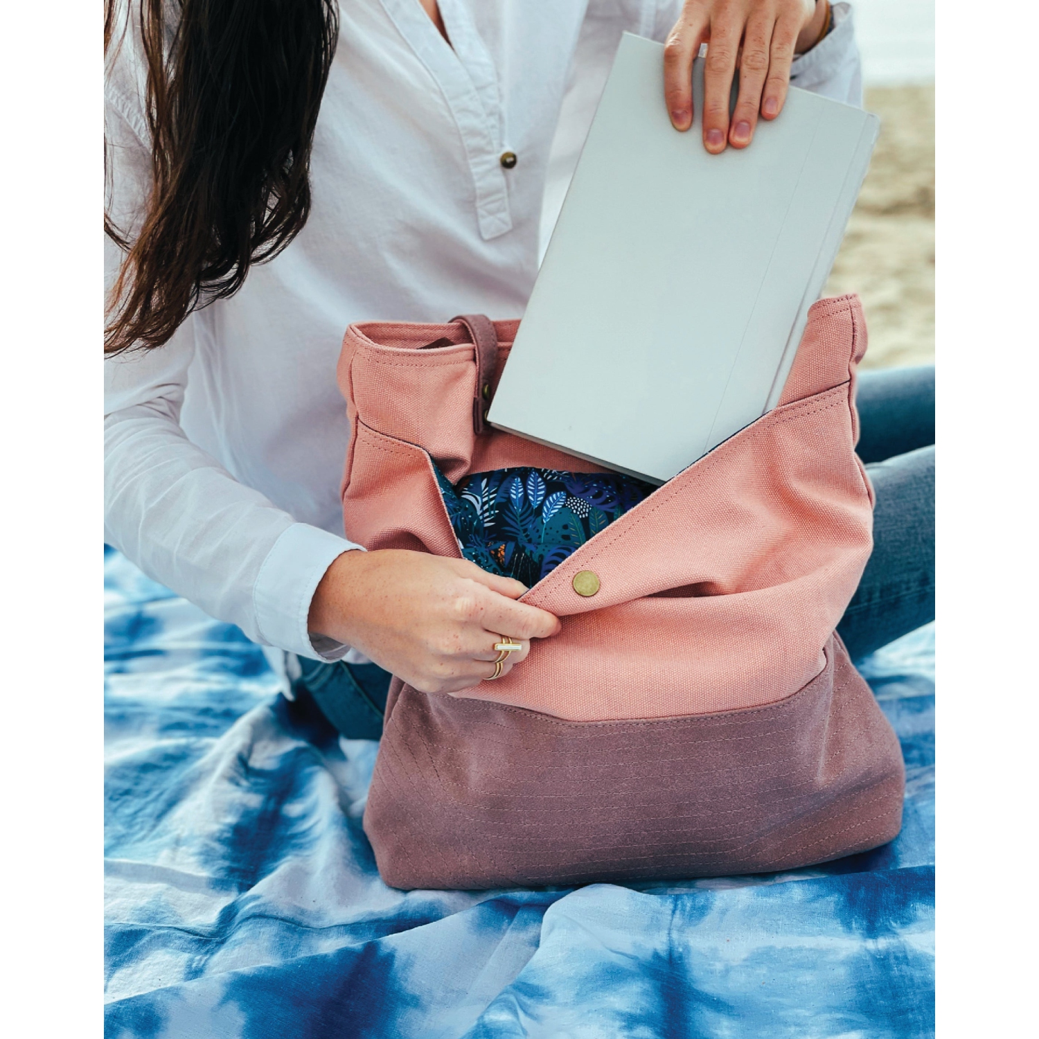 Sac fourre-tout Trendy - Sittin' Pretty Pink par FourFour Co