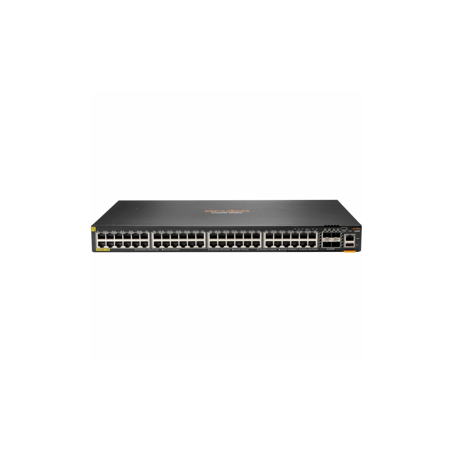(Open Box)JL728B HPE Aruba CX 6200F 48G Class 4 PoE 4SFP+ 740W Switch - New Open Box