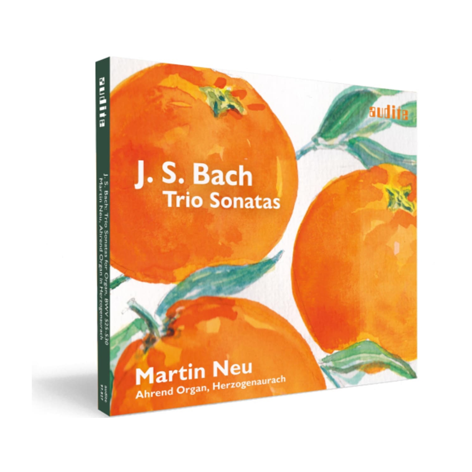 Martin Neu - J.S. Bach: Trio Sonatas for Organ, BWV 525-530 - [CD]