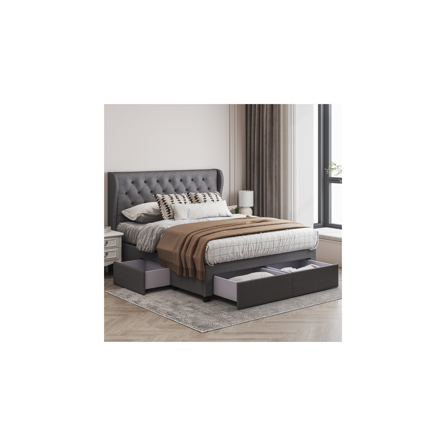 Brittany 4 Drawer Storage Bed