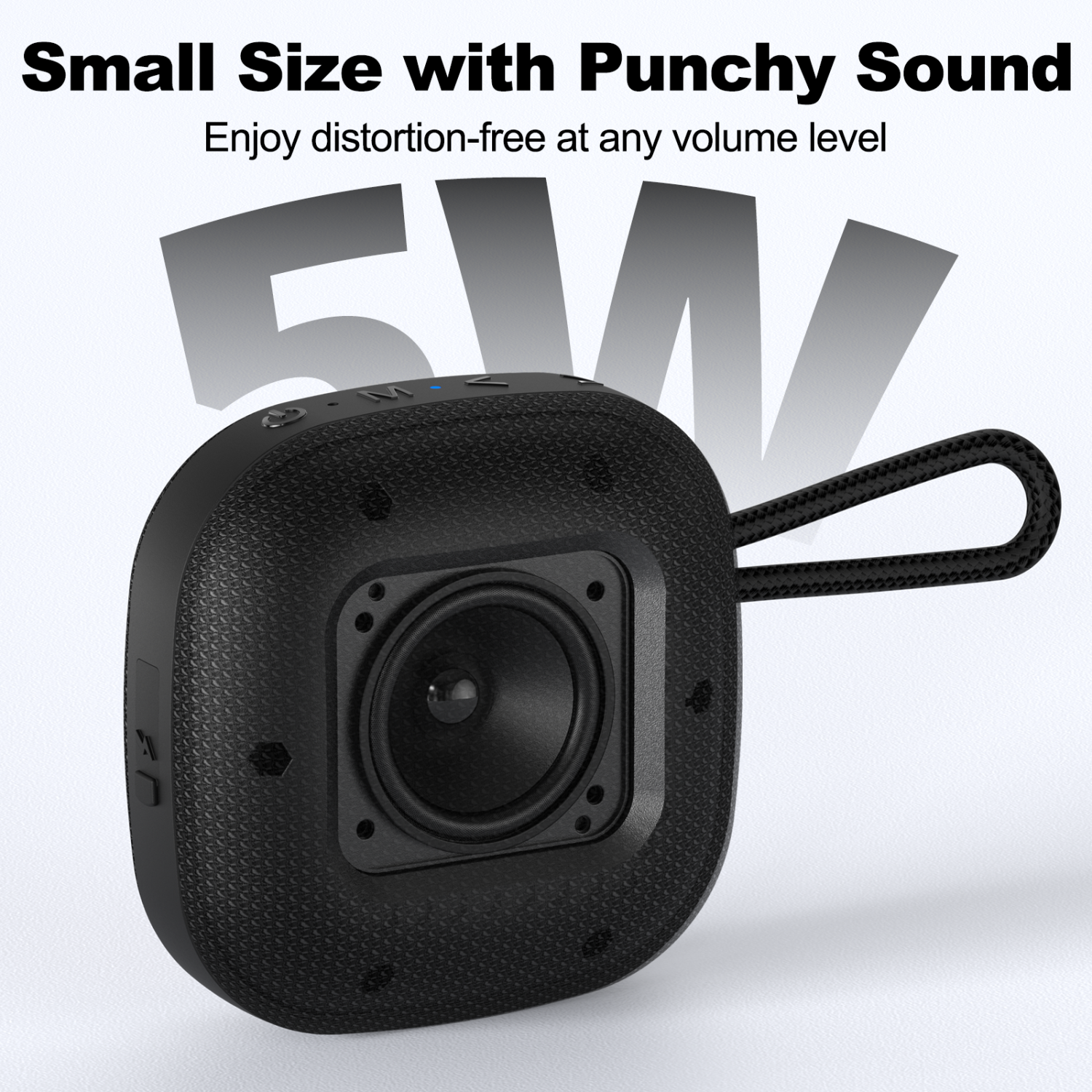 Bobtot Portable Bluetooth Wireless Speaker - IPX7 Waterproof Mini Shower Speakers with 10W Peak Loud Stereo Sound, 16 Hours Playtime, Rich Bass, TWS,