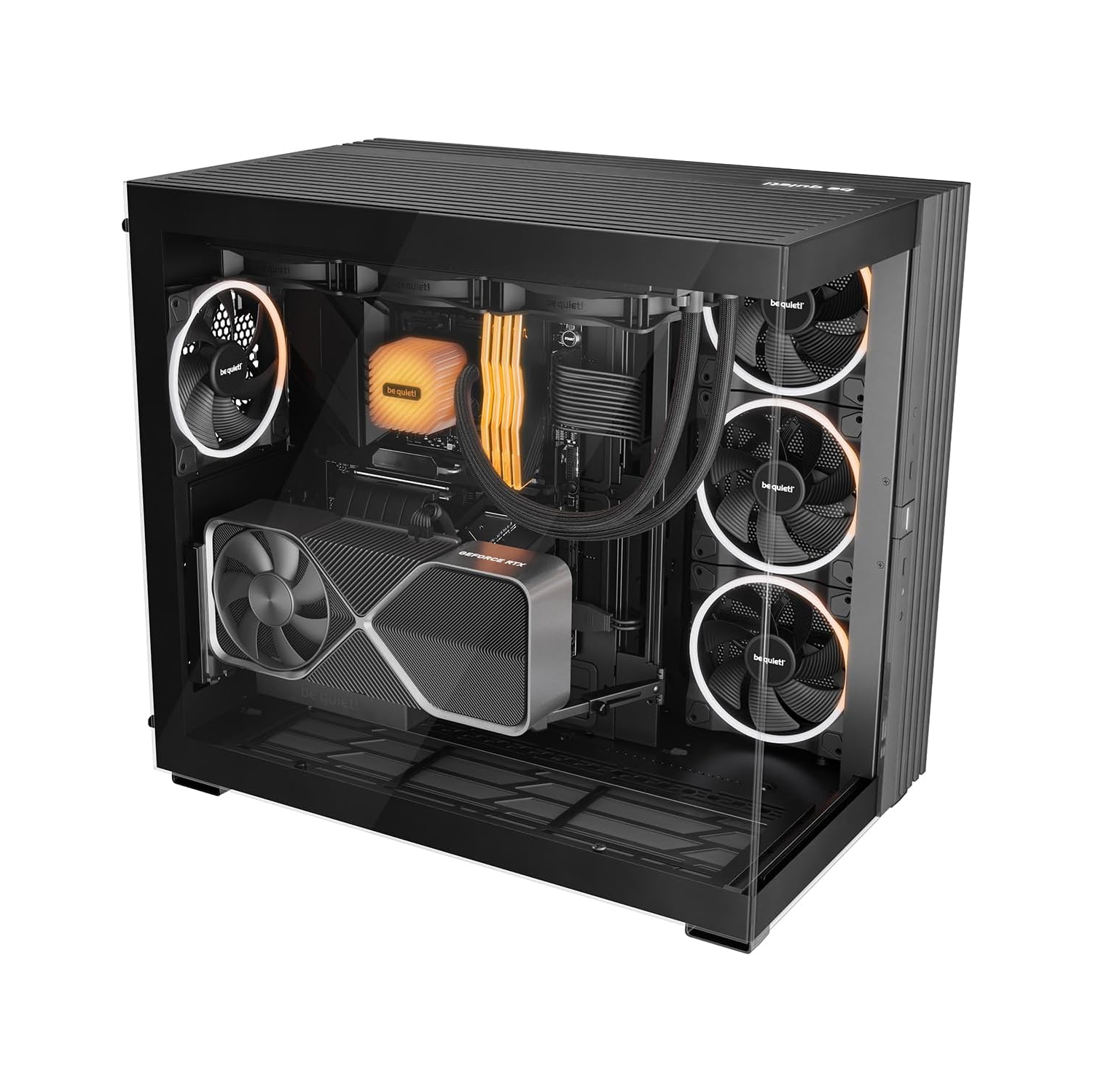 Be Quiet! Light Base 900 No Fans Computer Case, Black