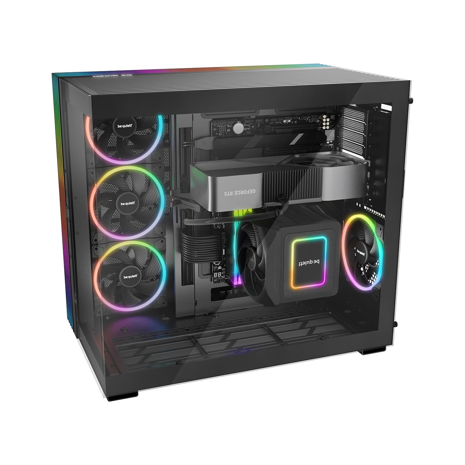 Be Quiet! Light Base 900 No Fans Computer Case, Black