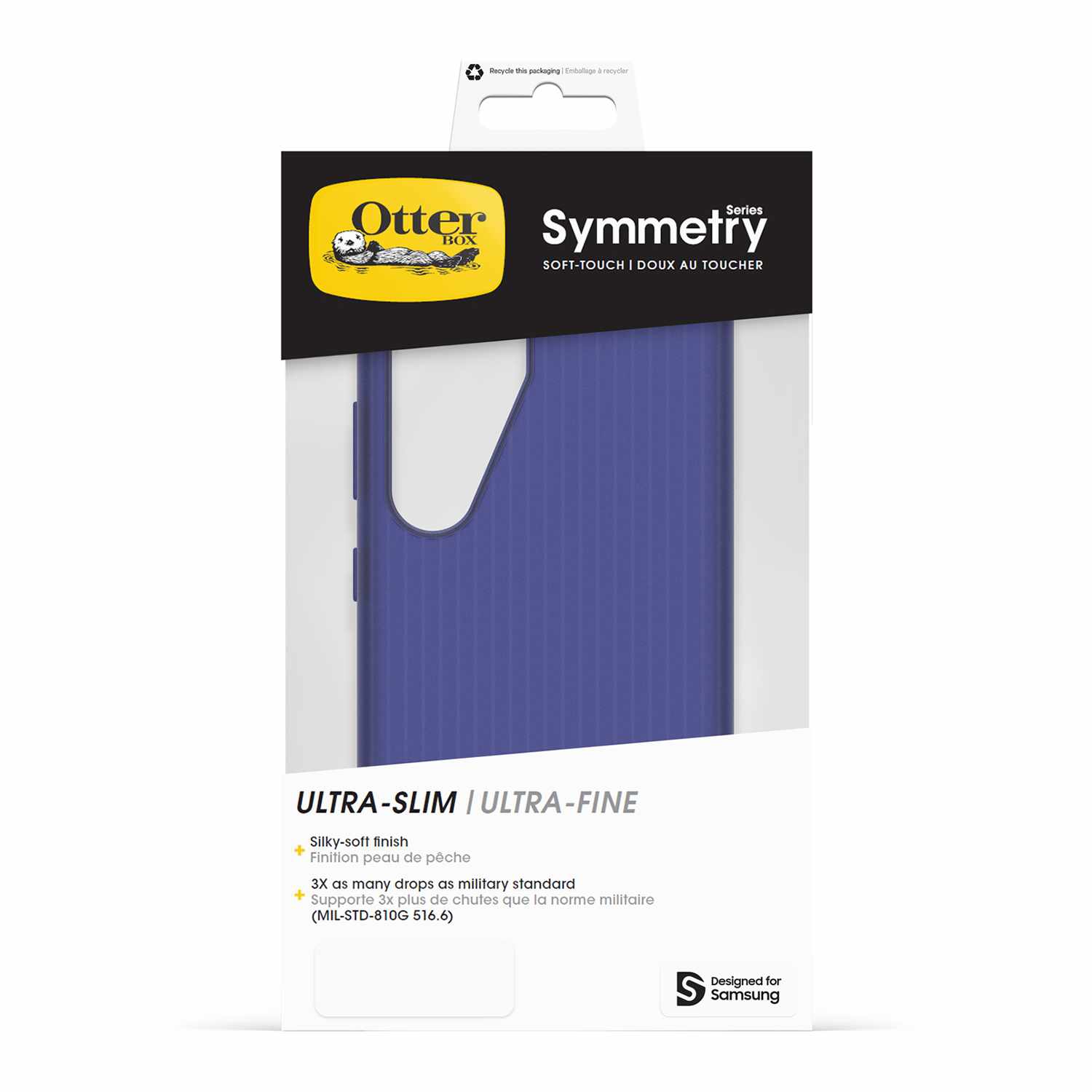 OtterBox Symmetry Soft-Touch Case | Made for Galaxy S25 | Craft Blue