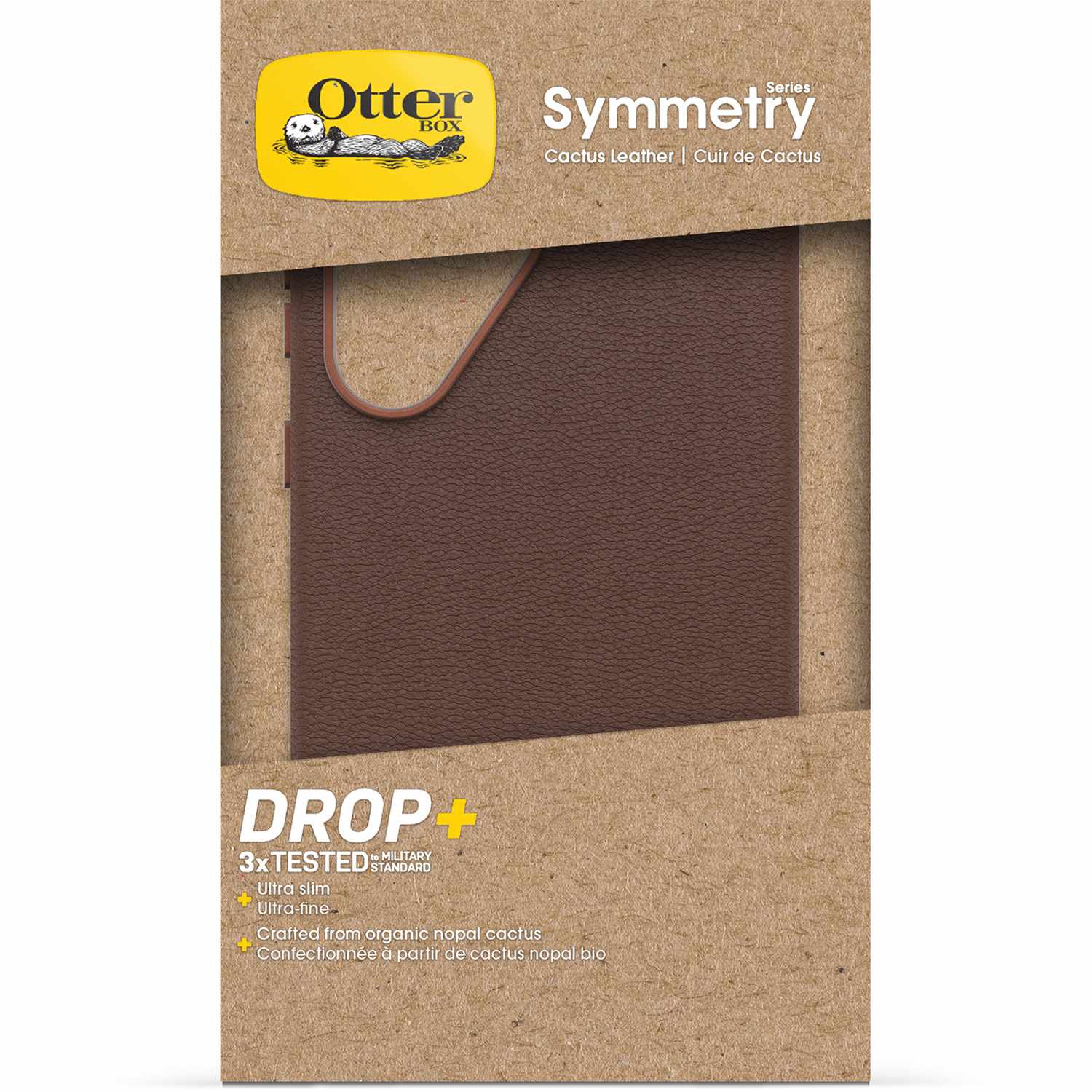 Étui en cuir de cactus Symmetry d'OtterBox | Conçu pour Galaxy S25 Ultra | Rich Adobe