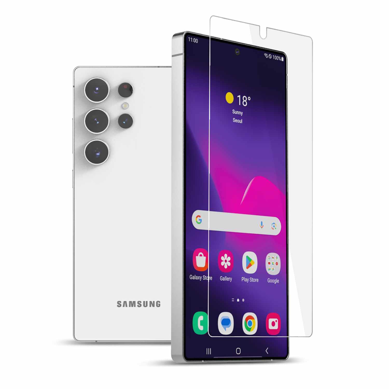 22 cases Tempered Glass Screen Protector | Made for Galaxy S25 Ultra