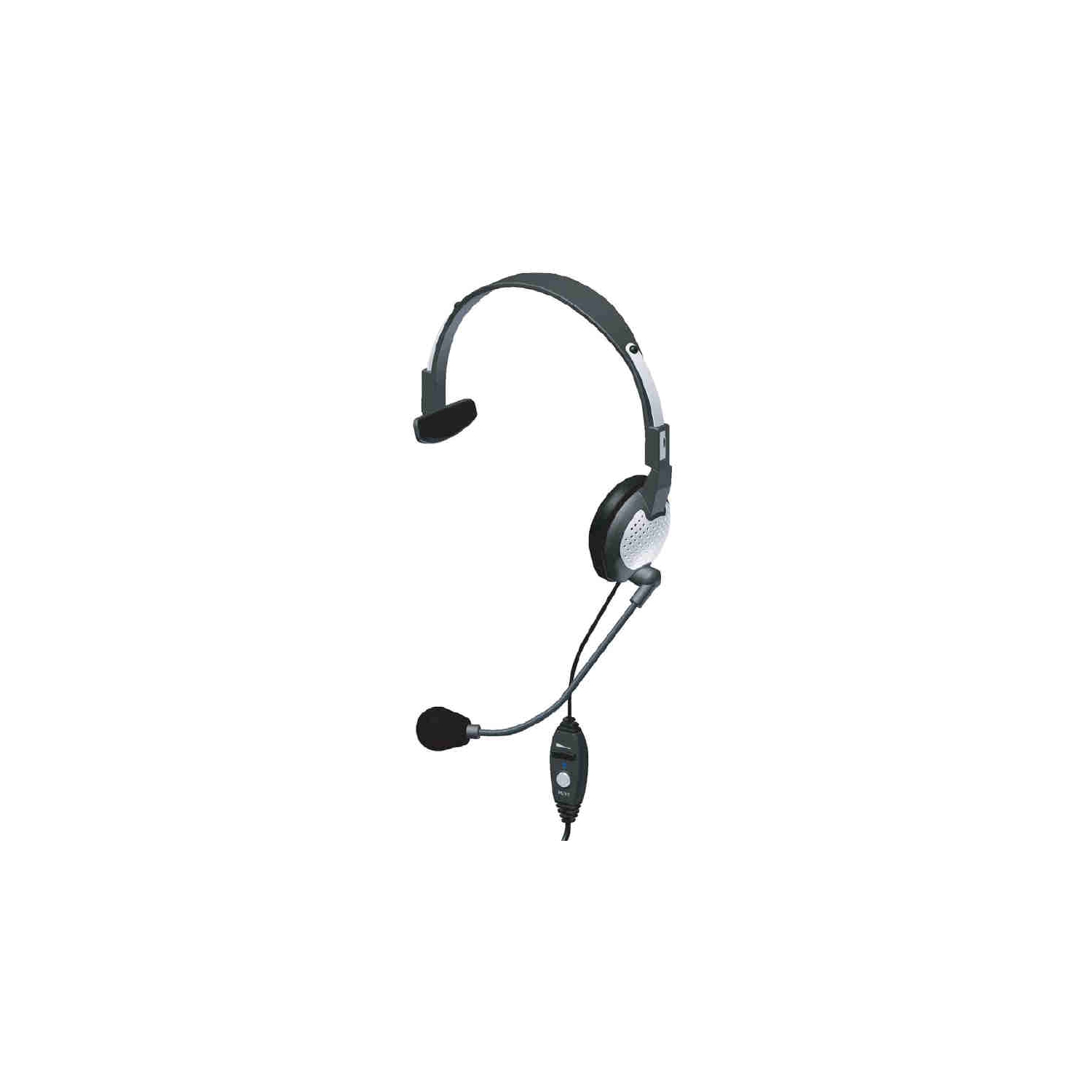 Boîte ouverte - Casque d'écoute stéréo à suppression du bruit NC-181 VM d'Andrea avec micro -