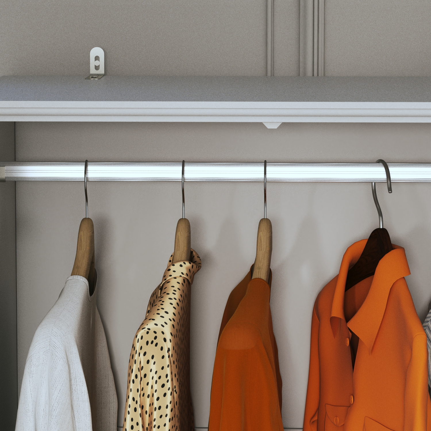 Homsee – Garde-robe multifonction avec tablettes réglables, deux tringles suspendues et tiroirs spacieux pour un rangement efficace, blanc