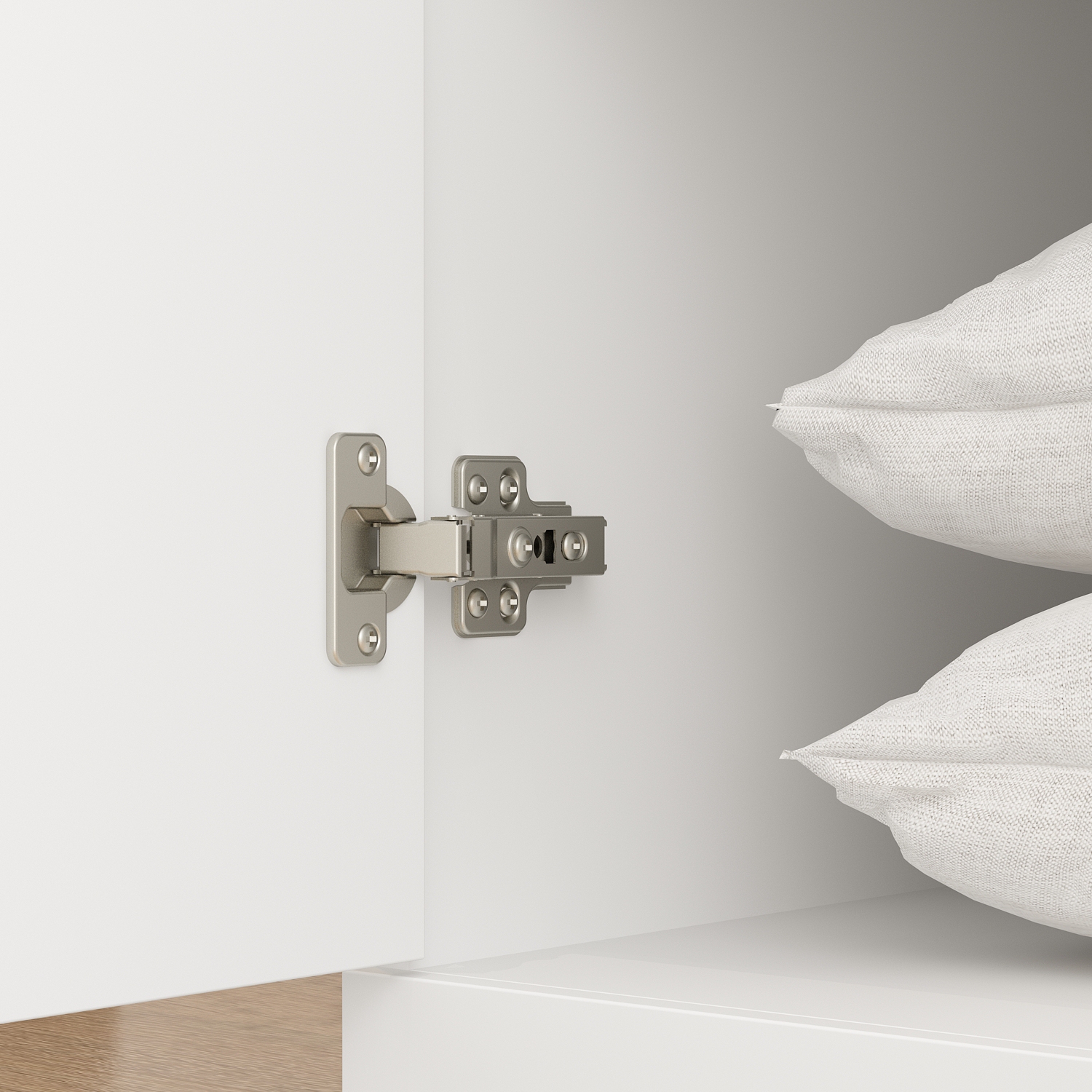 Homsee – Garde-robe polyvalente avec tablettes réglables, deux tringles suspendues et rangement multifonctionnel, blanc