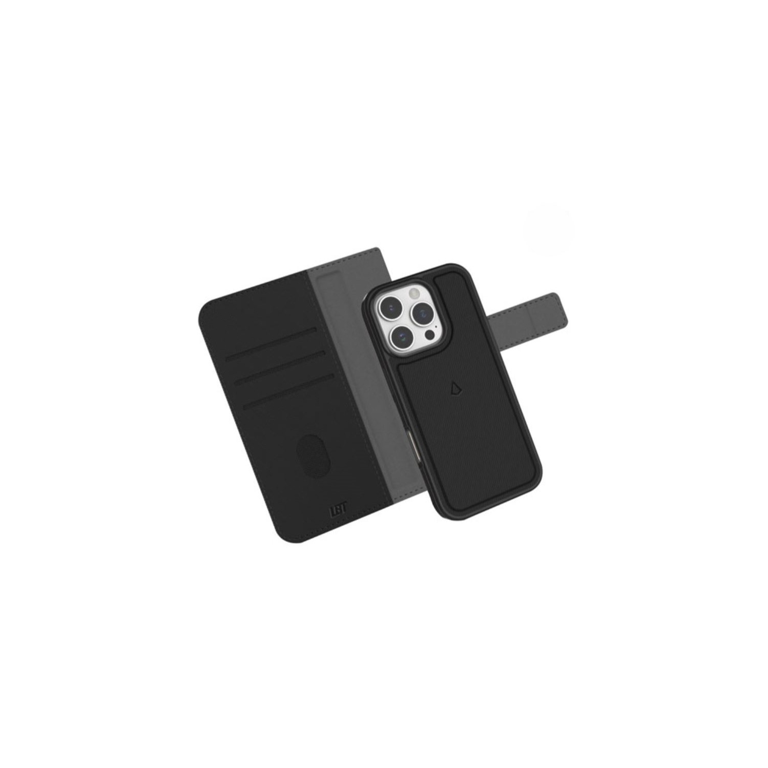 Refurbished LBT Switch Wallet Case with Magsafe for iPhone 16 Pro Max - Black SW-IP1604