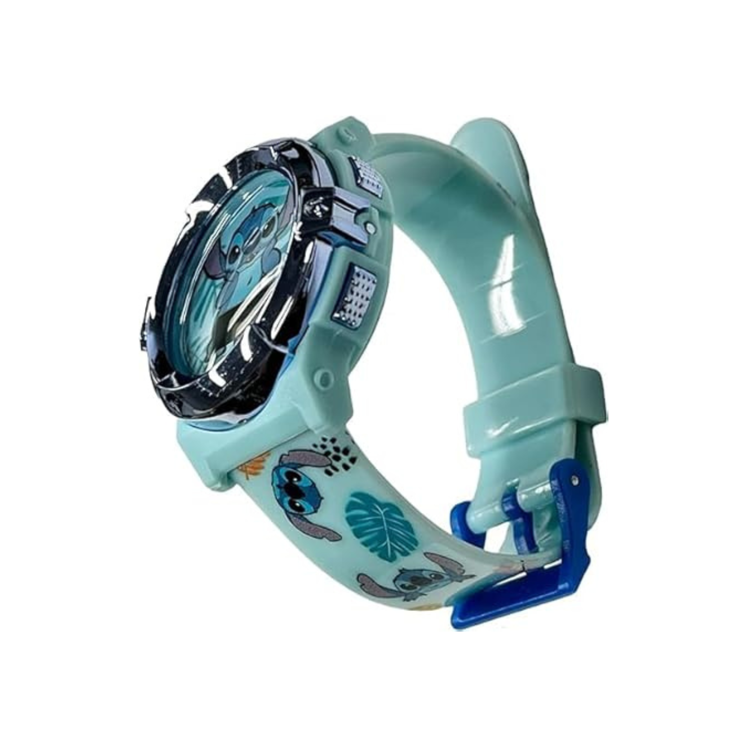 Kids Disney Lilo and Stitch Blue Digital LCD Quartz Childrens Wrist Watch