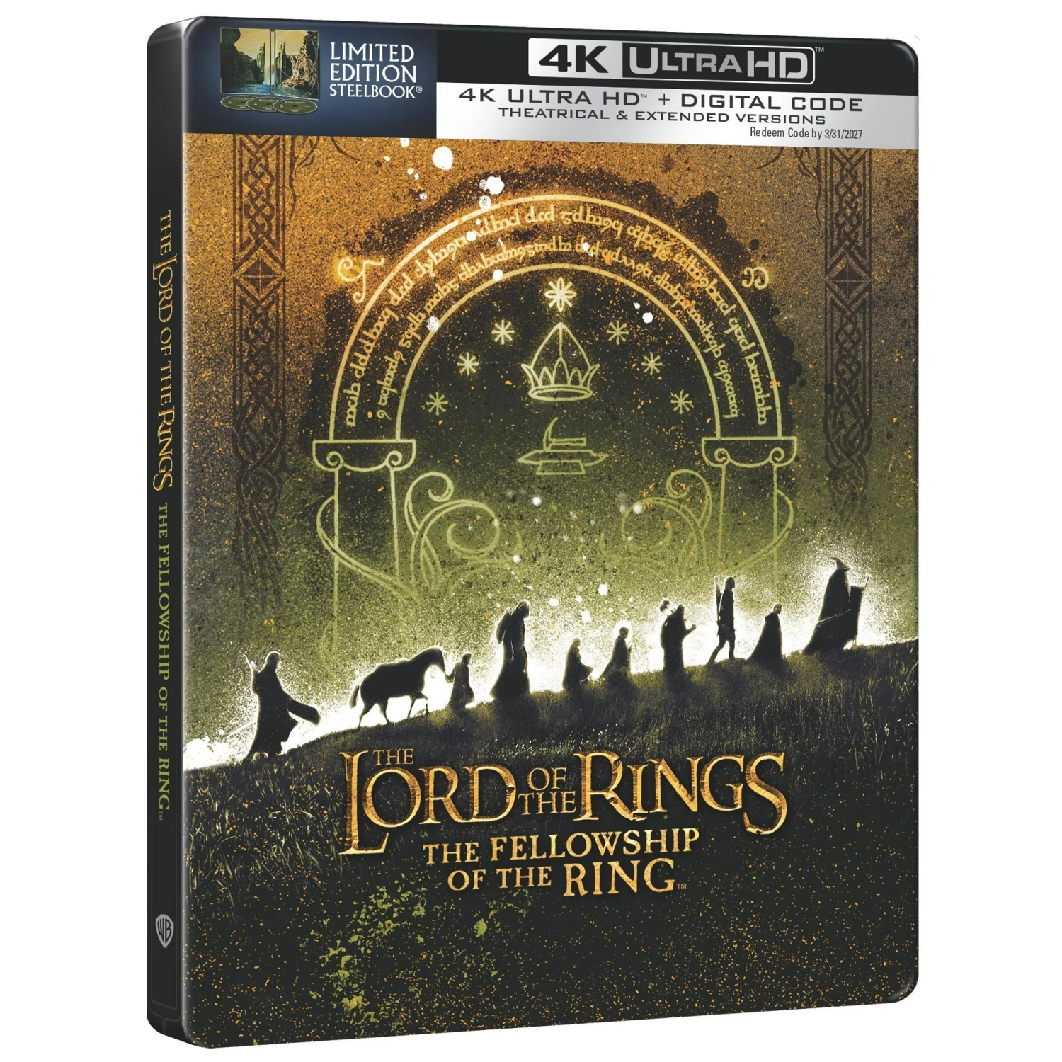 The Lord Of The Rings: The Fellowship Of The Ring [Steelbook] [4K Ultra HD + Blu-ray]