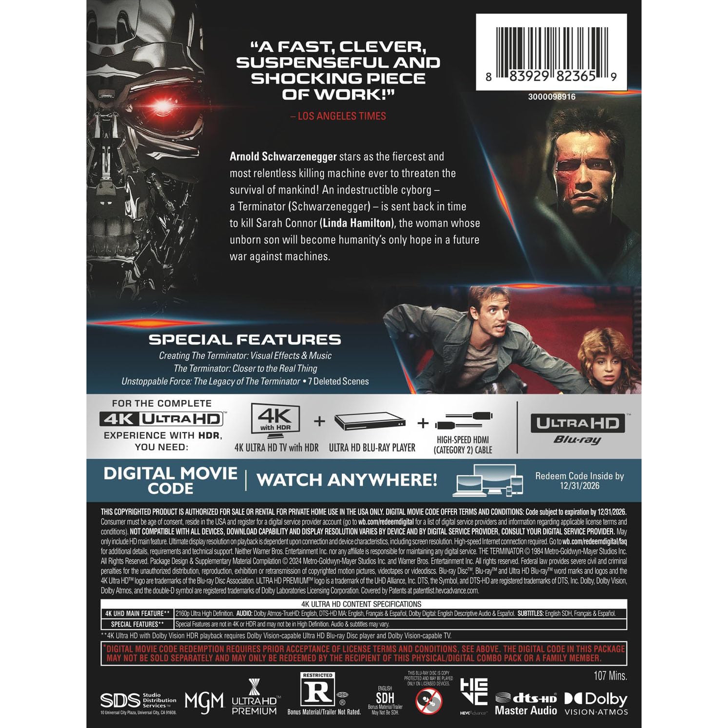 The Terminator [Steelbook] [4K Ultra HD]