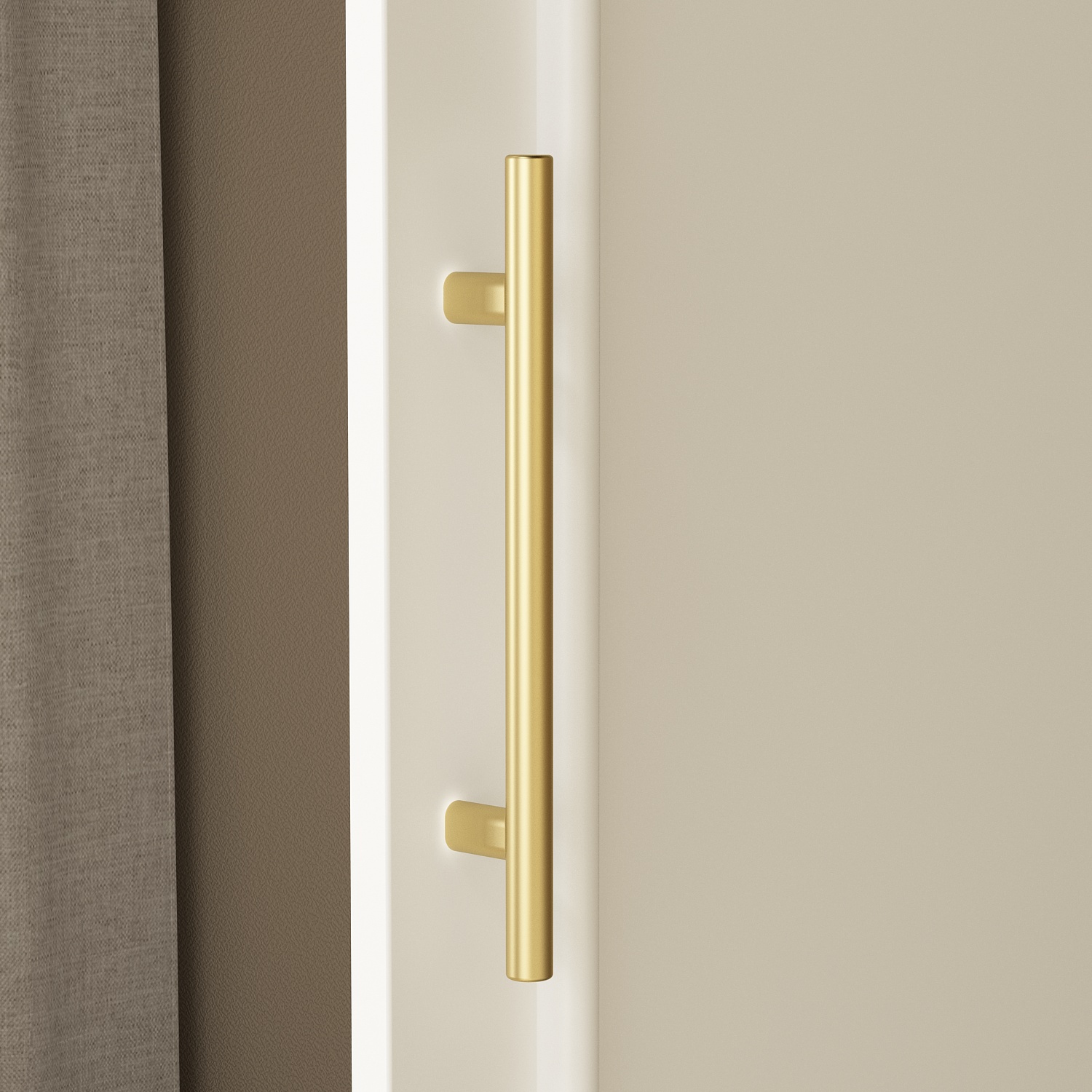 Armoire mince Homsee avec tablettes et tiges de suspension pour espaces restreints, blanc