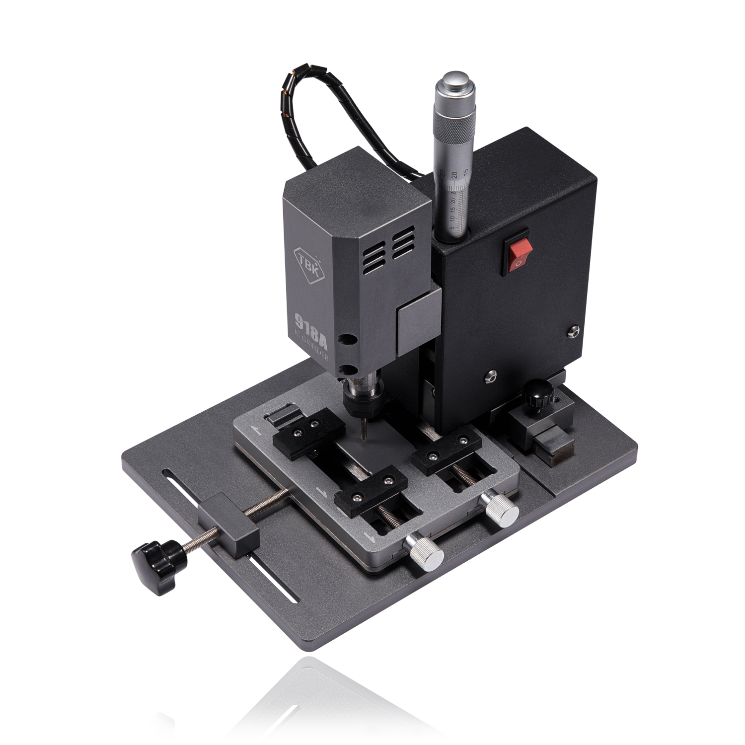 Premium Manual IC Grinding Machine TBK-918A for Efficient Chip Removal and Back Glass Replacement