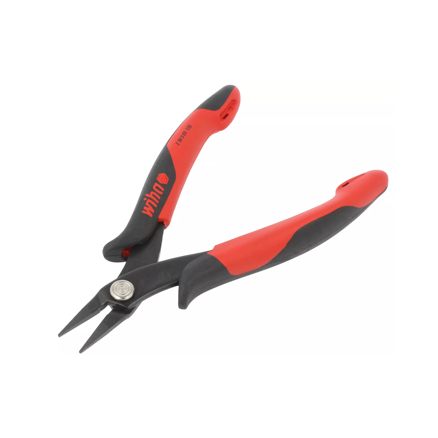 Wiha Replacement Electronic Pointed Short Nose Pliers 56801 - Ideal for Precision Work
