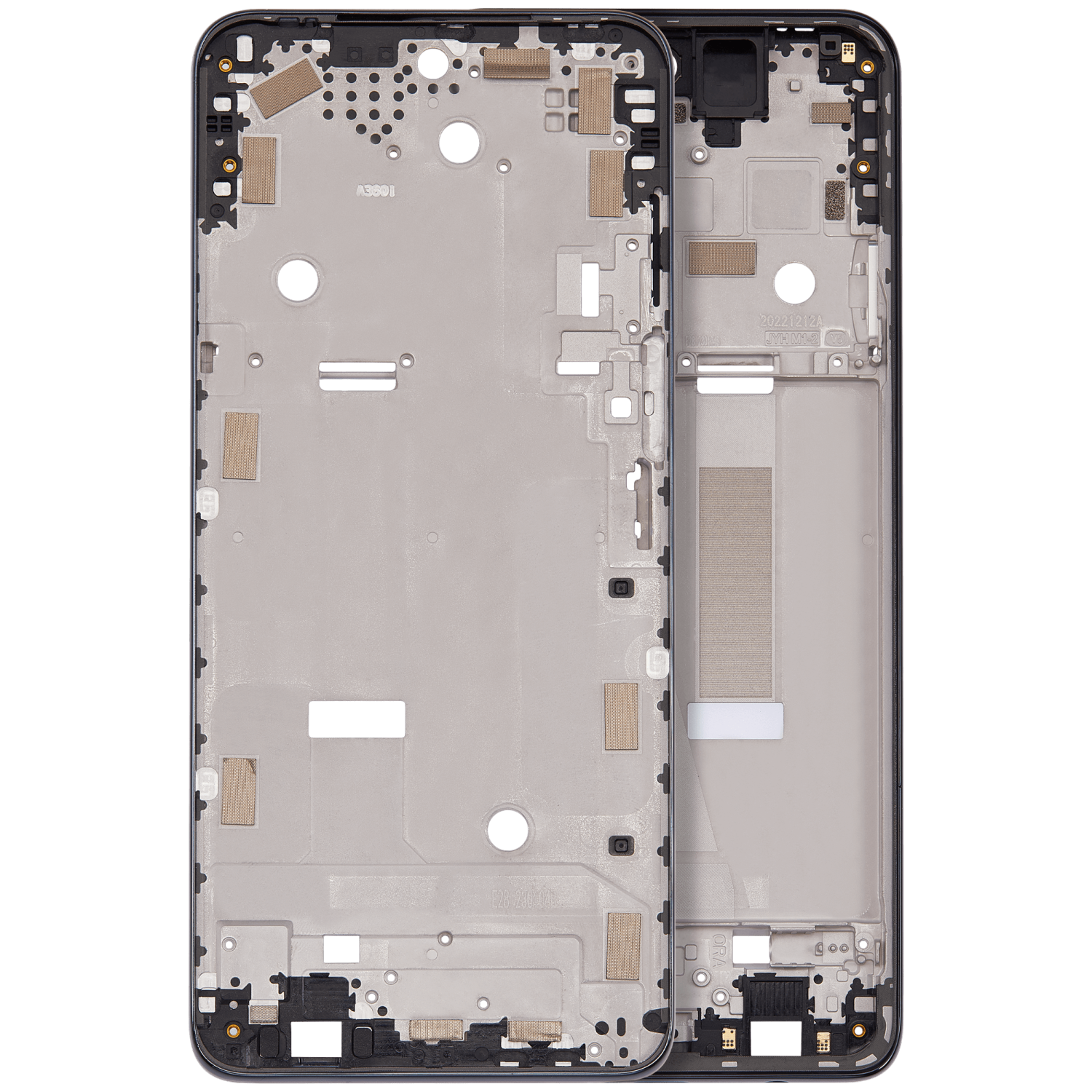 Premium Replacement Mid-Frame for Motorola Moto G Stylus 5G in Cosmic Black