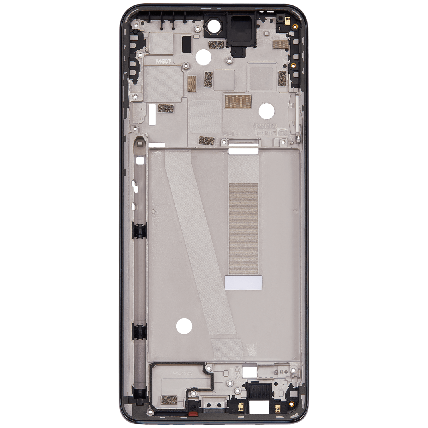 Premium Replacement Mid-Frame for Motorola Moto G Stylus 5G in Cosmic Black
