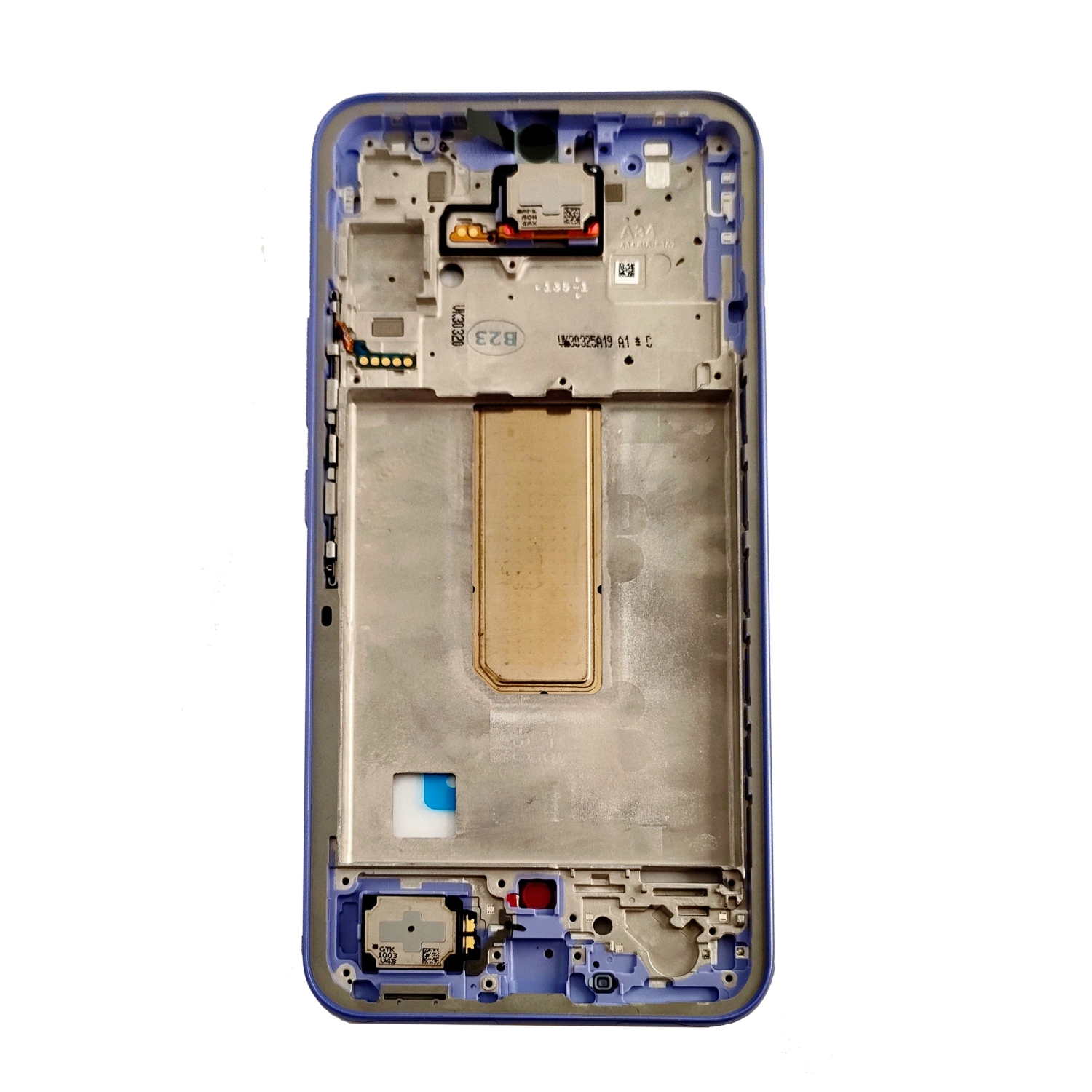 Refurbished - Excellent Premium Replacement OLED Assembly with Frame for Samsung Galaxy A34 -in Elegant Violet