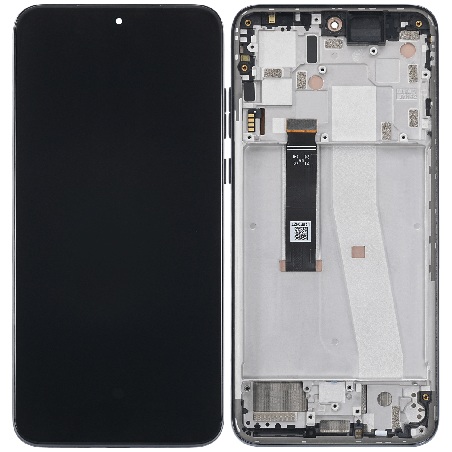Refurbished - Excellent Premium Replacement OLED Screen Assembly for Motorola Edge 30 Neo (XT2245-1/2022) -Black Onyx