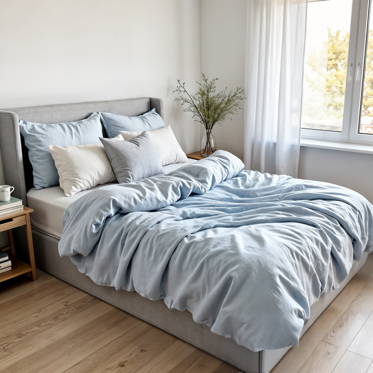 Cadre de très grand lit Aykah avec rangement hydraulique, tête de lit rembourrée, lit moderne à dossier en confessionnal, cadre de très grand lit en