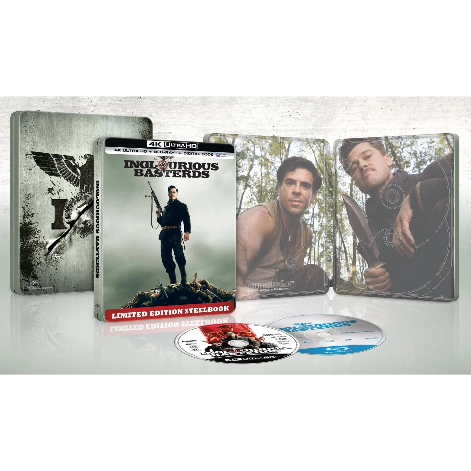 Inglourious Basterds [Steelbook] [4K UHD + Blu-ray]