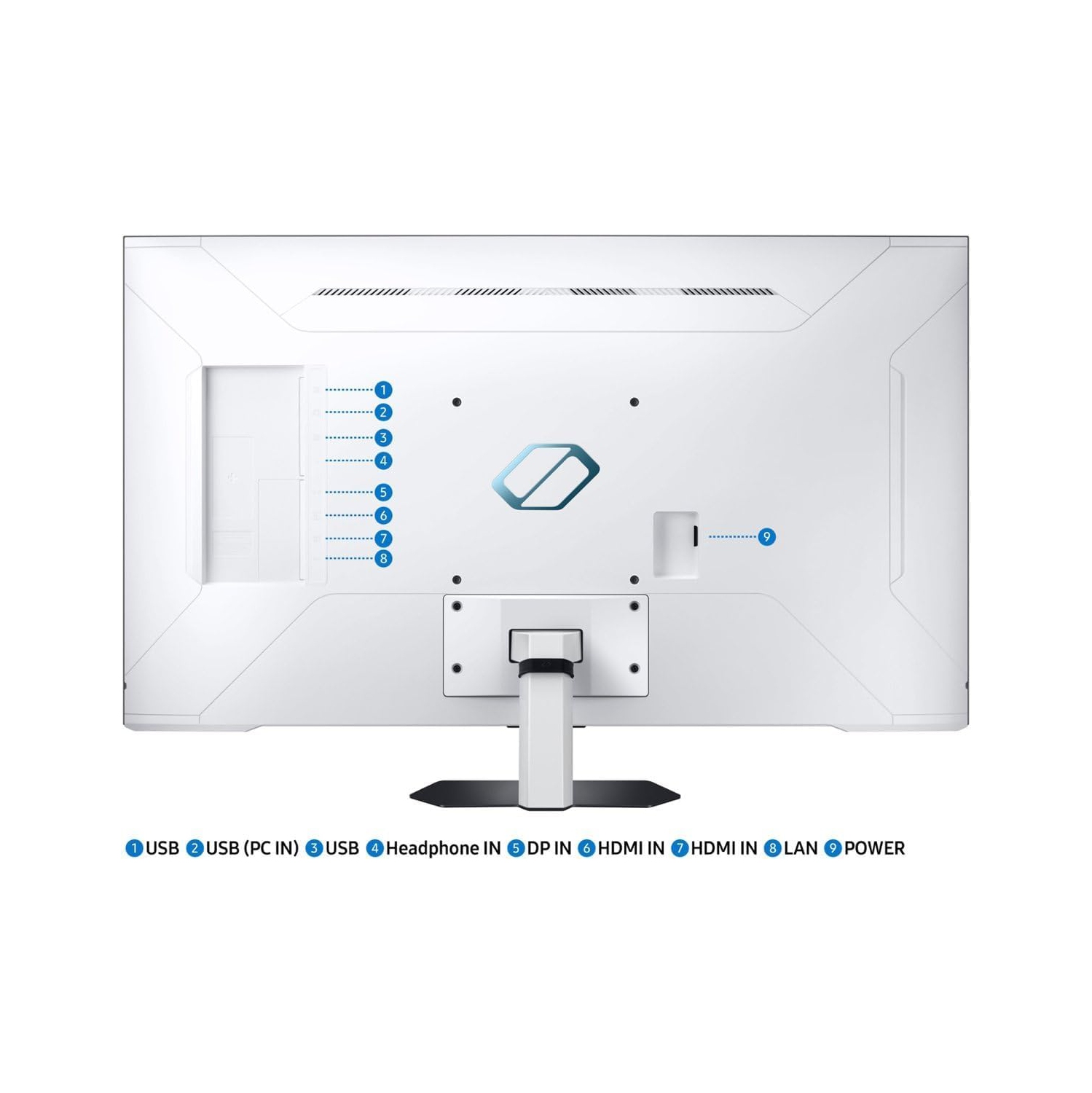 SAMSUNG - Odyssey Neo G7 43" Mini 4K UHD 1ms AMD FreeSync Premium Pro Smart Gaming Monitor with HDR600 - Black LS43CG700NNXZA