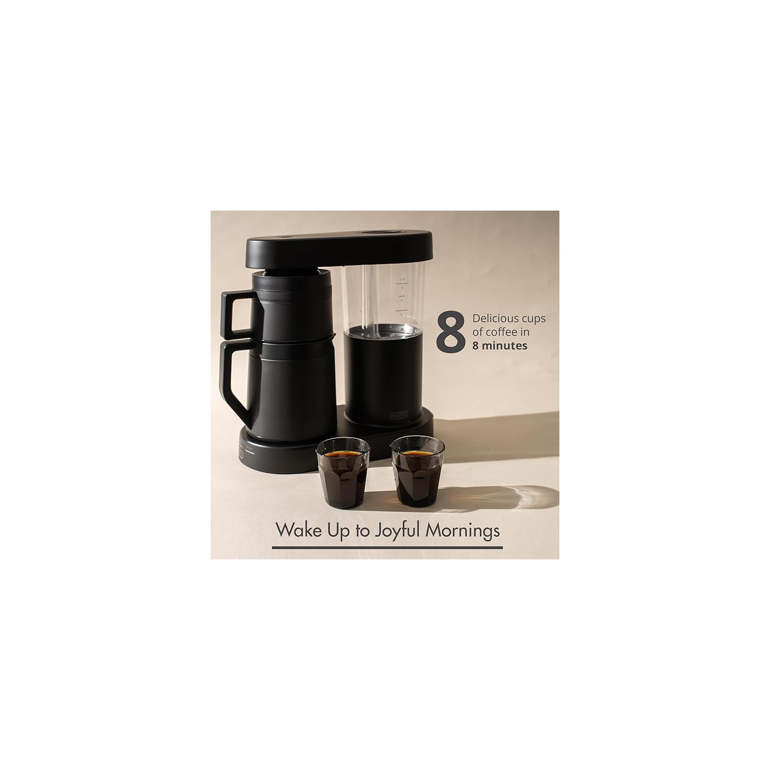 Cafetière Ratio Six de conception supérieure pour une expérience de café incomparable