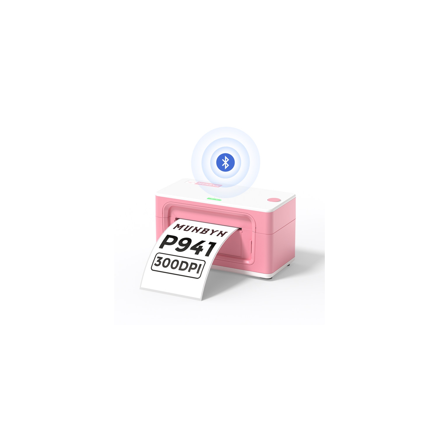 MUNBYN Bluetooth Thermal Label Printer pink