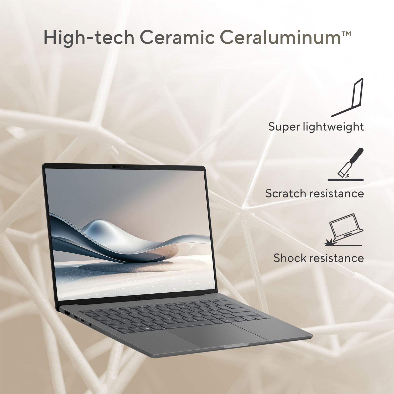 ASUS Zenbook A14 14" Copilot+ Laptop - Iceland Grey