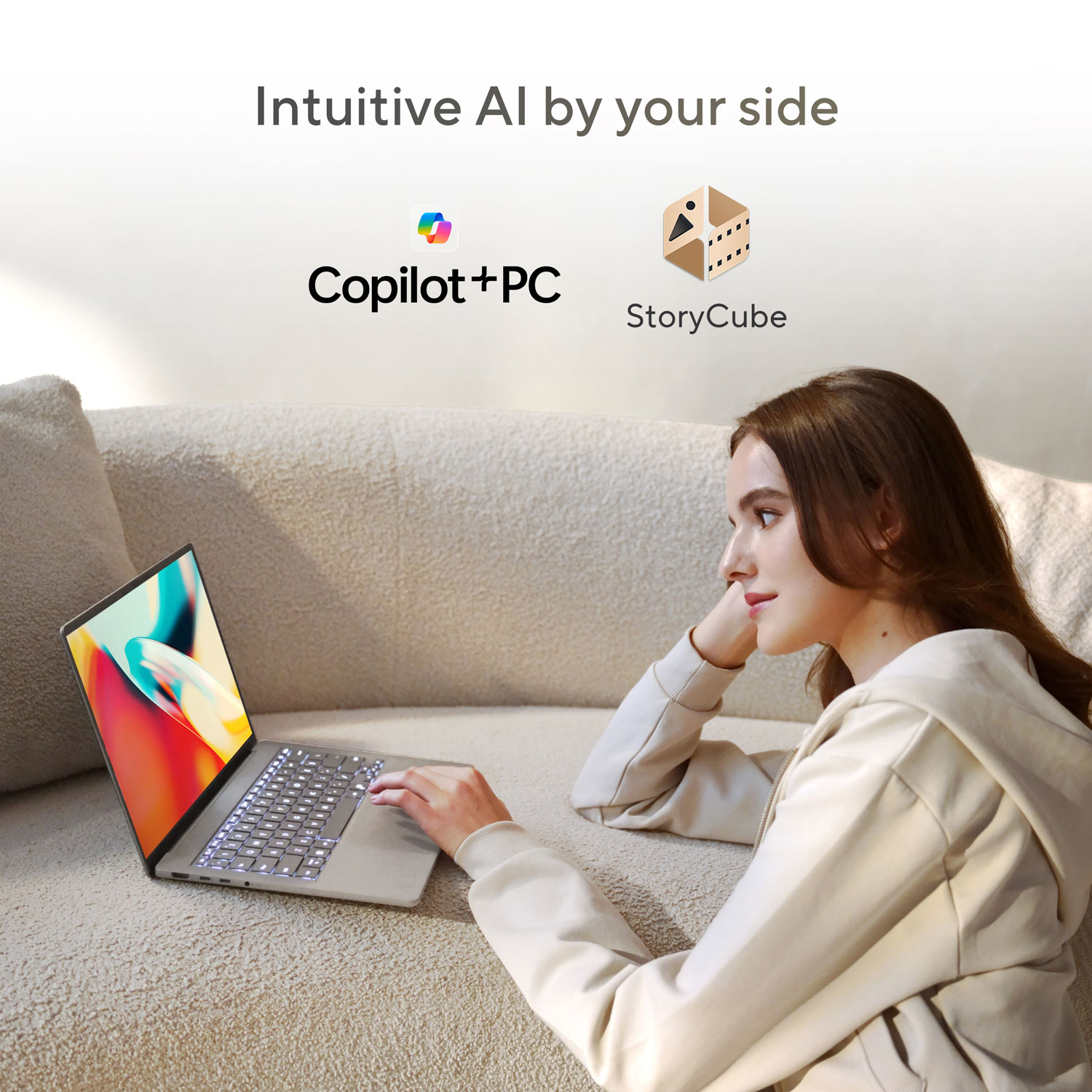 ASUS Zenbook A14 14" Copilot+ Laptop - Iceland Grey