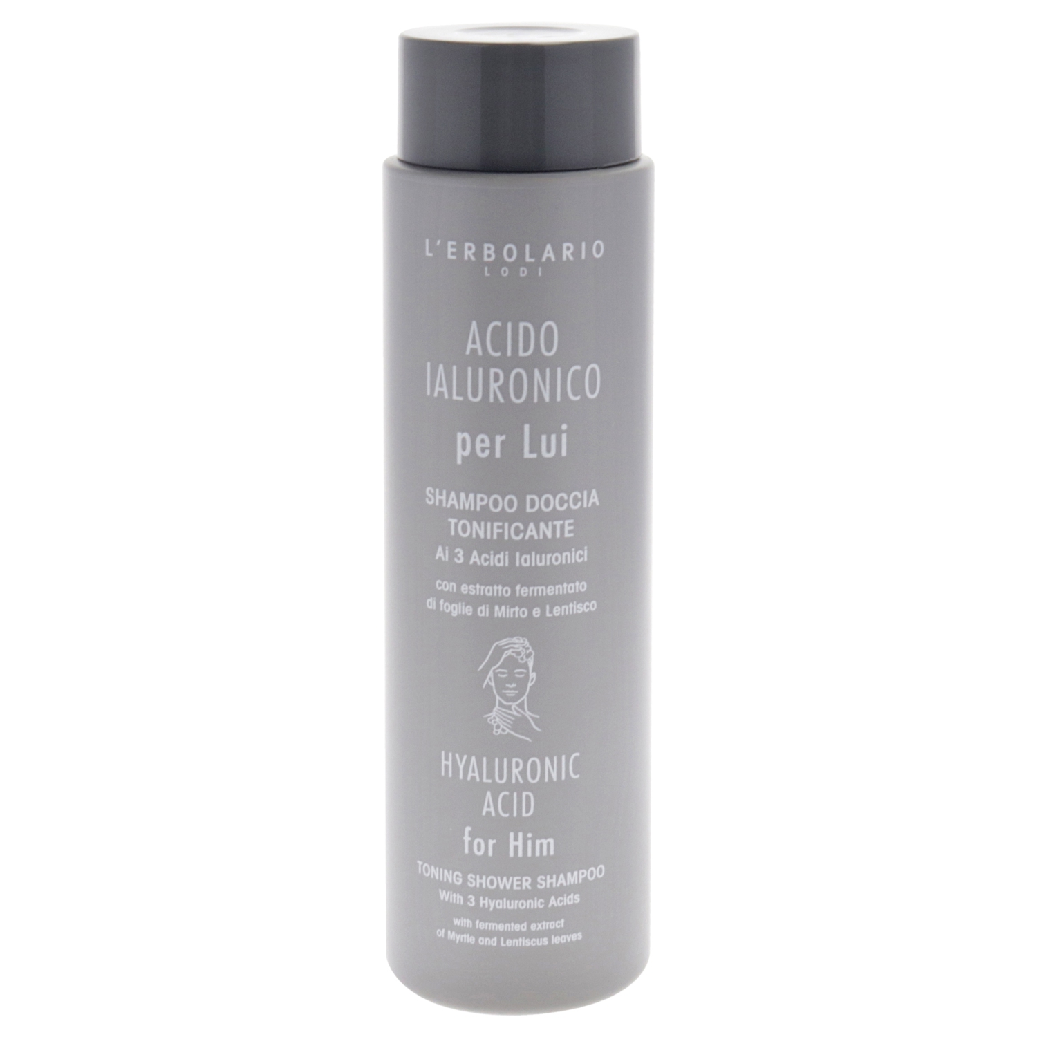 Shampooing tonifiant Acide hyaluronique pour lui douche de LErbolario pour Homme - Shampooing 8,4&nbsp;oz