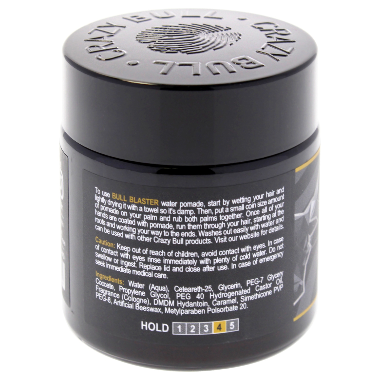 Bull Blaster - Water Pomade by Crazy Bull Hair for Men - 3.38 oz Pomade