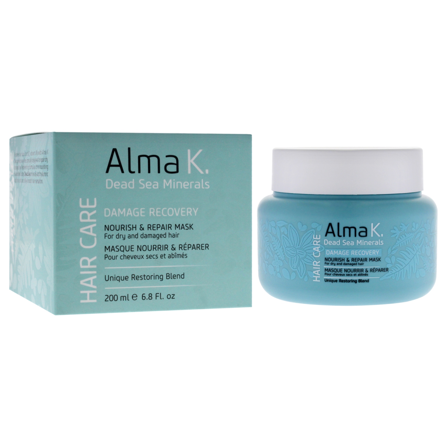 Nourish and Repair Hair Mask by Alma K for Women - 6.8 oz Masque