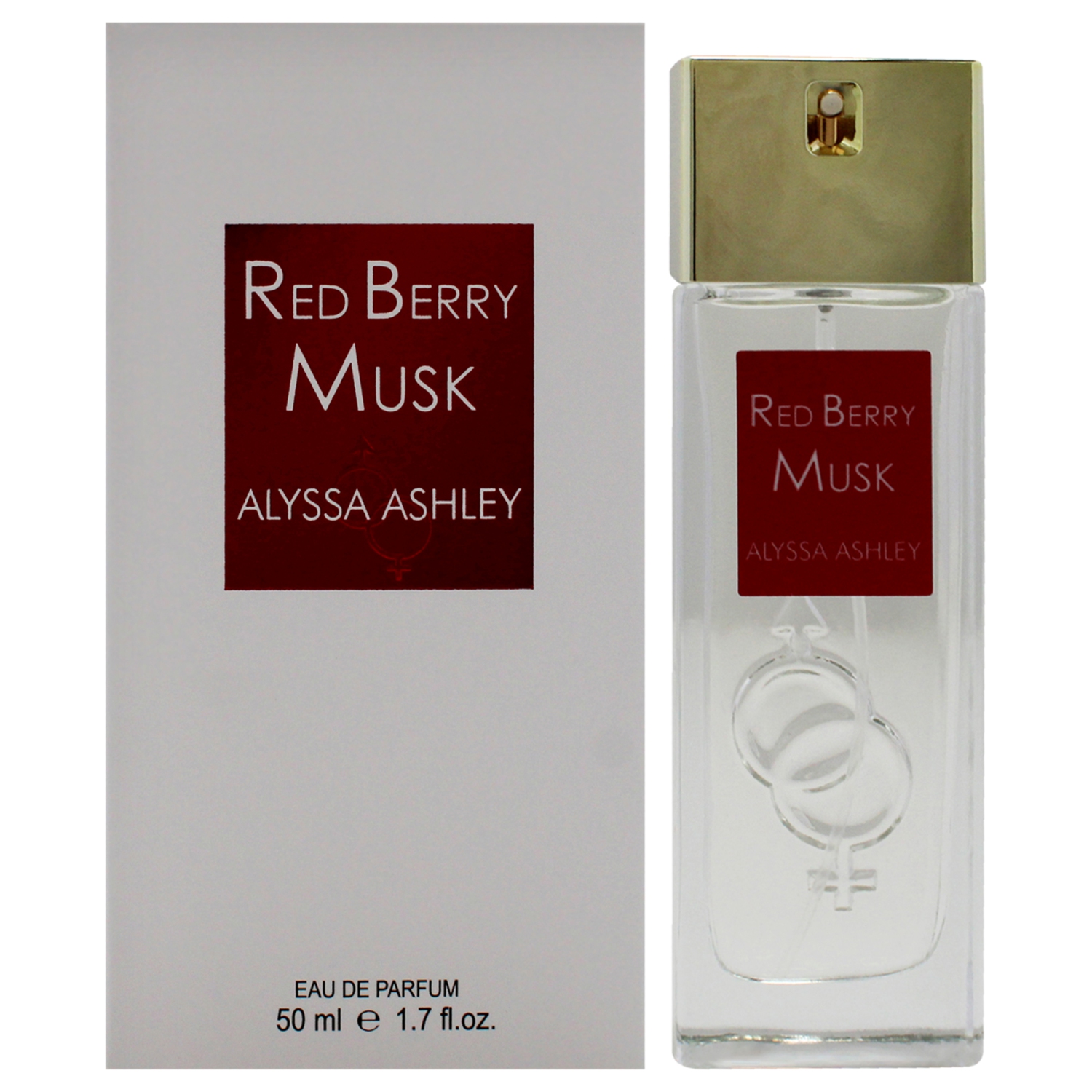 Musc aux baies rouges par Alyssa Ashley pour unisexe - 1,7&nbsp;oz EDP Spray