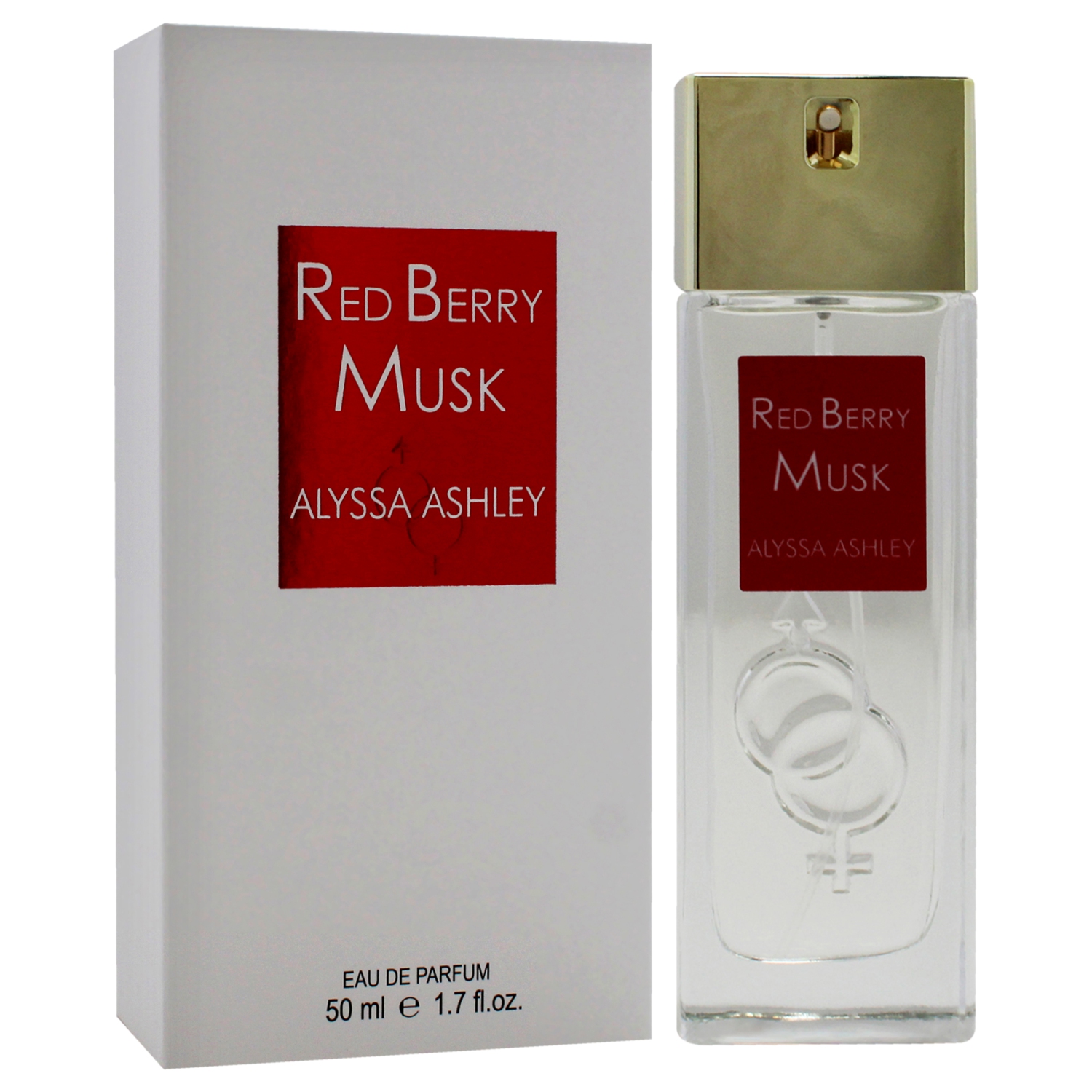 Musc aux baies rouges par Alyssa Ashley pour unisexe - 1,7&nbsp;oz EDP Spray