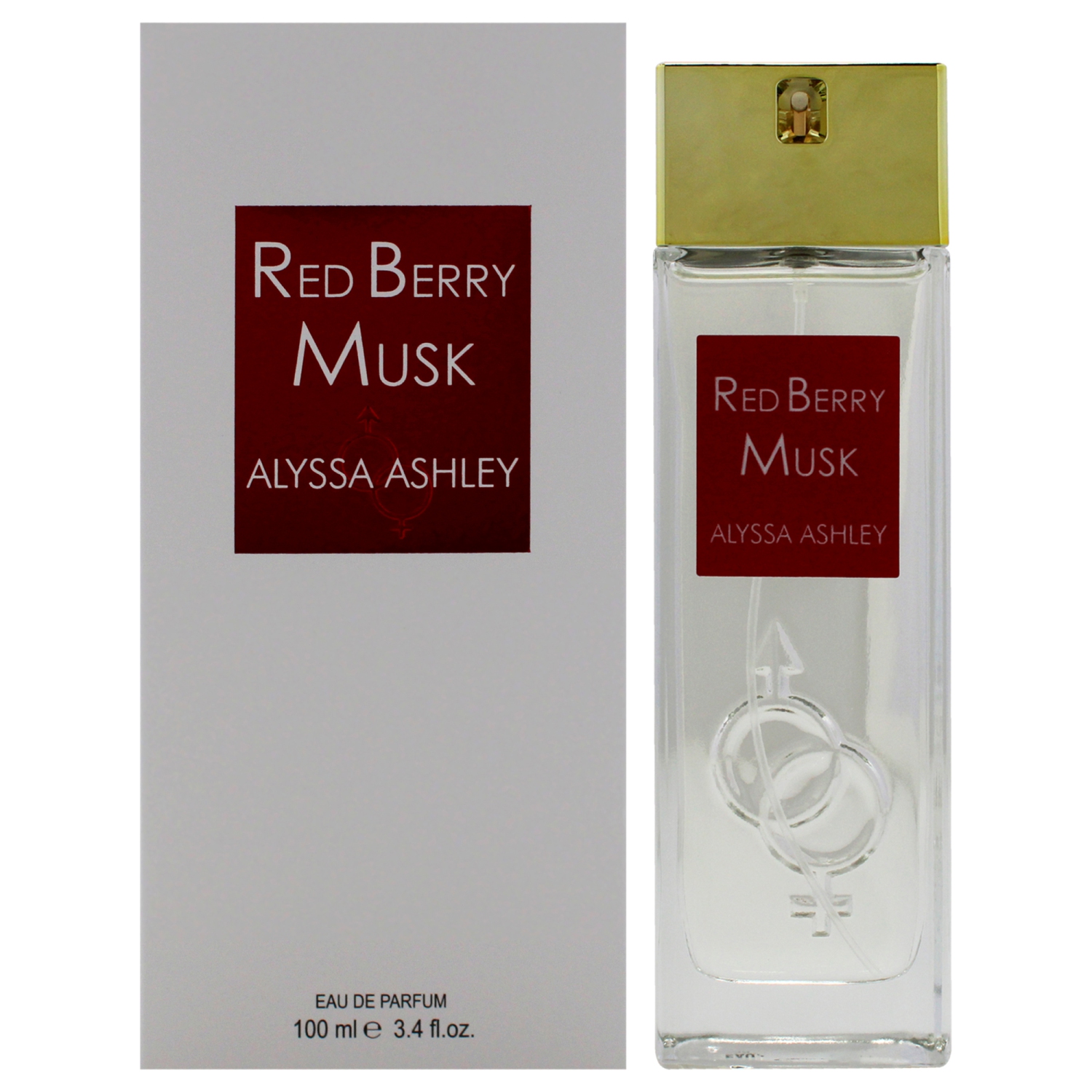 Musc aux baies rouges par Alyssa Ashley pour unisexe - 3,4&nbsp;oz EDP Spray