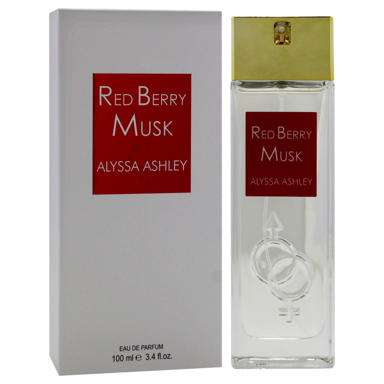 Musc aux baies rouges par Alyssa Ashley pour unisexe - 3,4 oz EDP Spray
