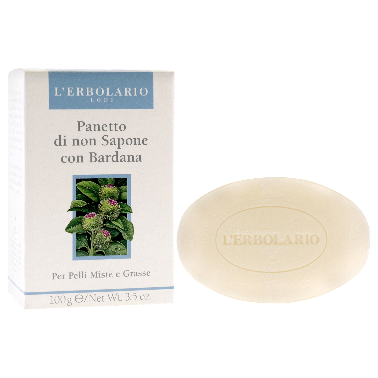 Bar Soap - Burdock by LErbolario for Unisex - 3.5 oz Soap
