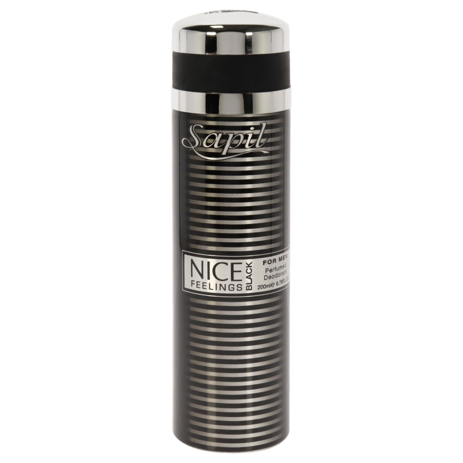Nice Feelings Black by Sapil for Men - 6.76 oz Deodorant Spray