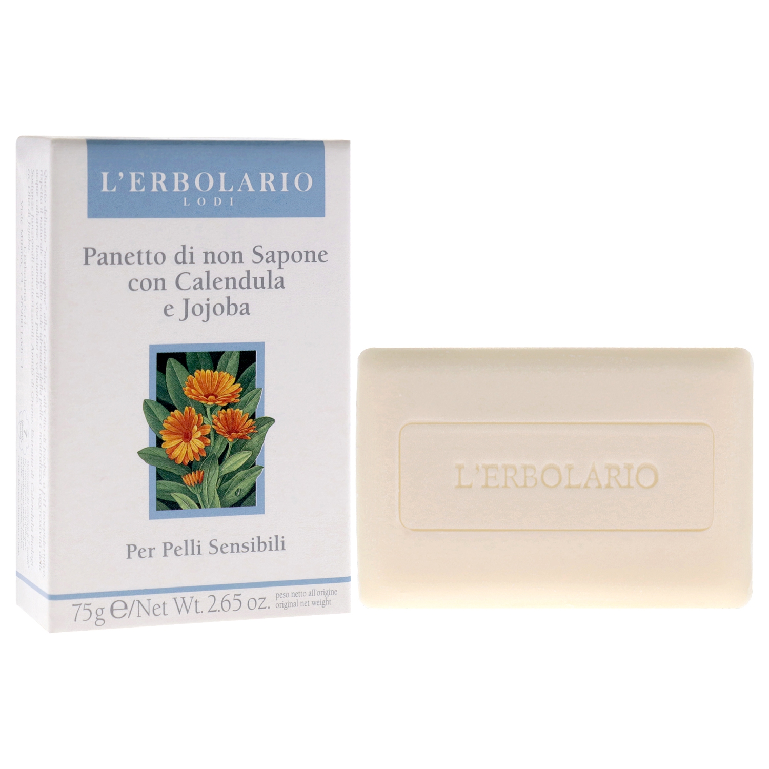 Bar Soap - Marigold and Jojoba by LErbolario for Women - 2.65 oz Soap