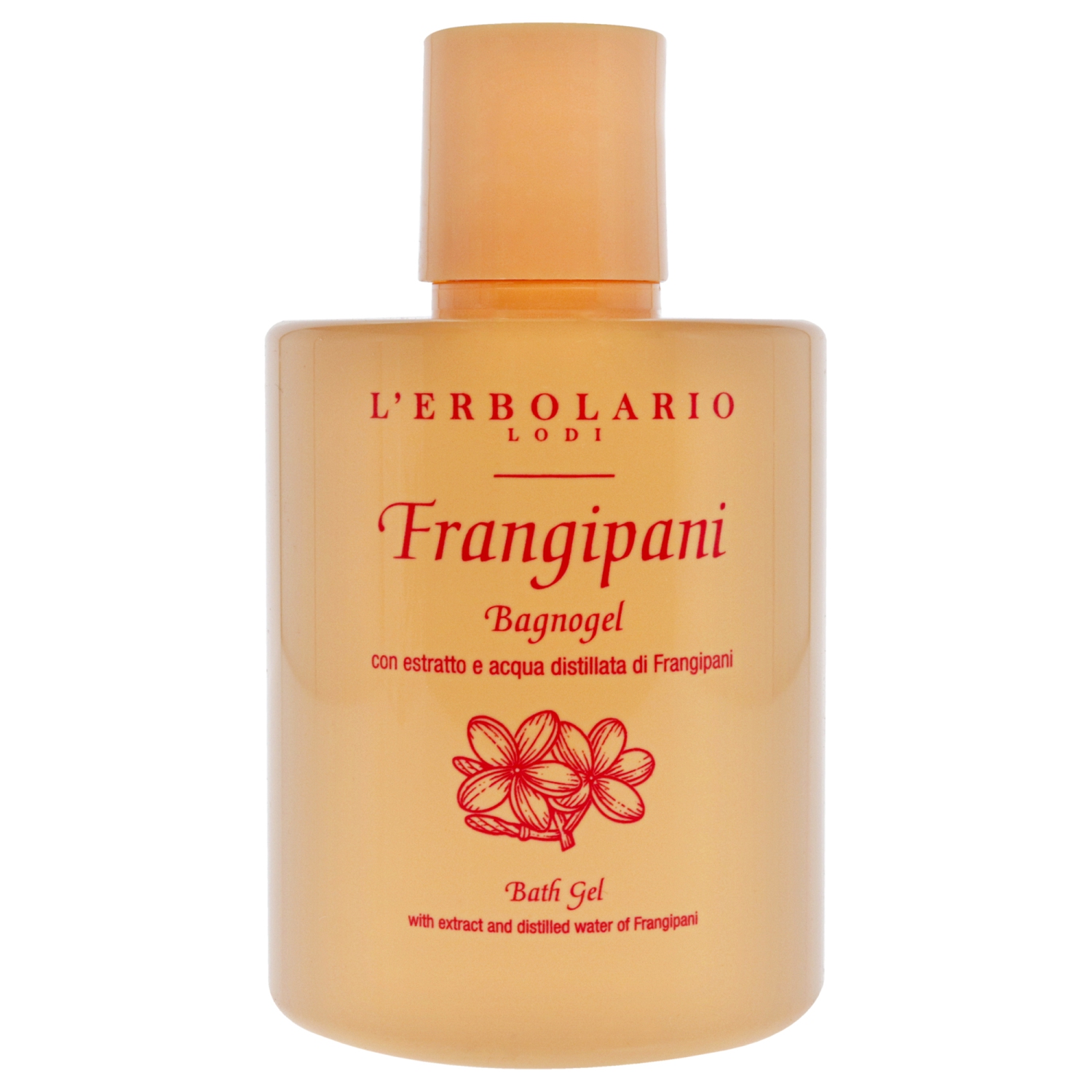 Bath Gel - Frangipani by LErbolario for Women - 10.1 oz Shower Gel