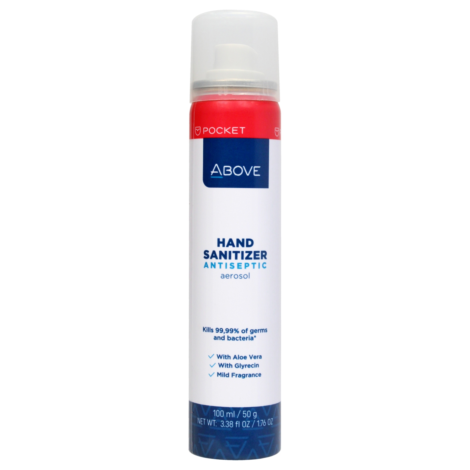 Désinfectant antiseptique pour les mains en aérosol en vaporisateur pour désinfectant unisexe pour les mains 3,38&nbsp;oz