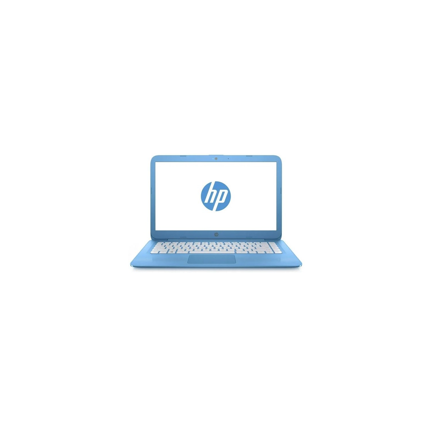 Refurbished (Good) HP Stream 14in Laptop, Intel Celeron N3060, 4GB RAM, 32GB eMMC Windows 11 Home Aqua Blue 14-ax010ca