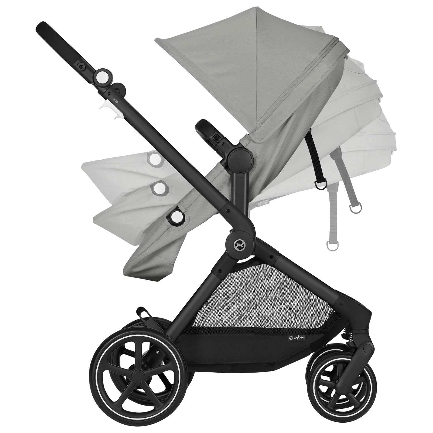 Cybex EOS 2-in-1 Convertible Stroller - Lava Grey