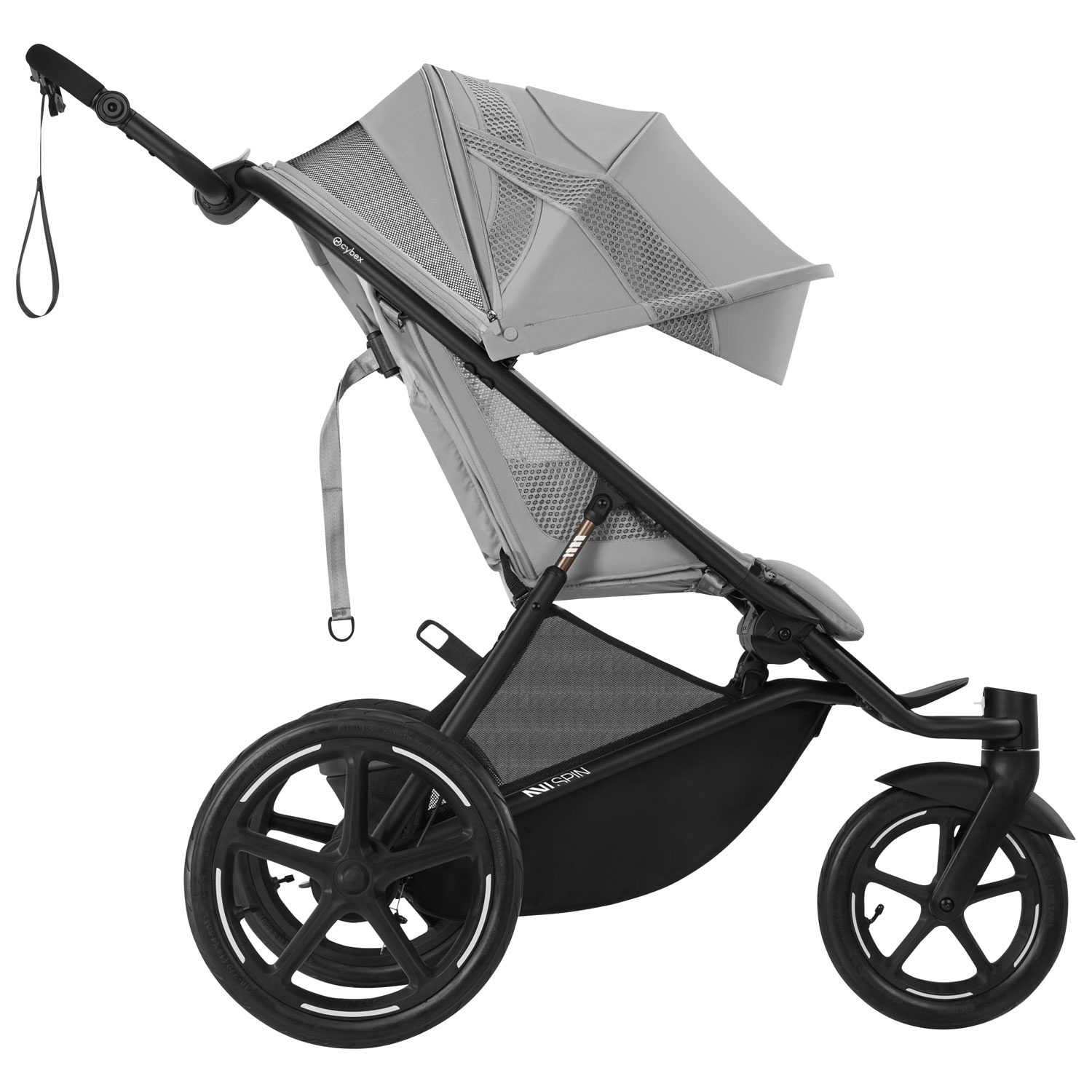 Poussette de jogging AVI Spin de Cybex - Gris brume