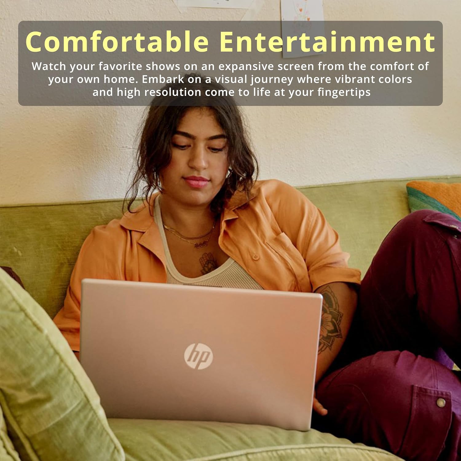 Open Box - HP 15.6" Full HD Laptop, AMD Ryzen 5 7520U Processor, 256GB SSD, 8GB RAM, AMD Radeon Graphics, Bluetooth, Wi-Fi, Windows 11, Gold, 32GB