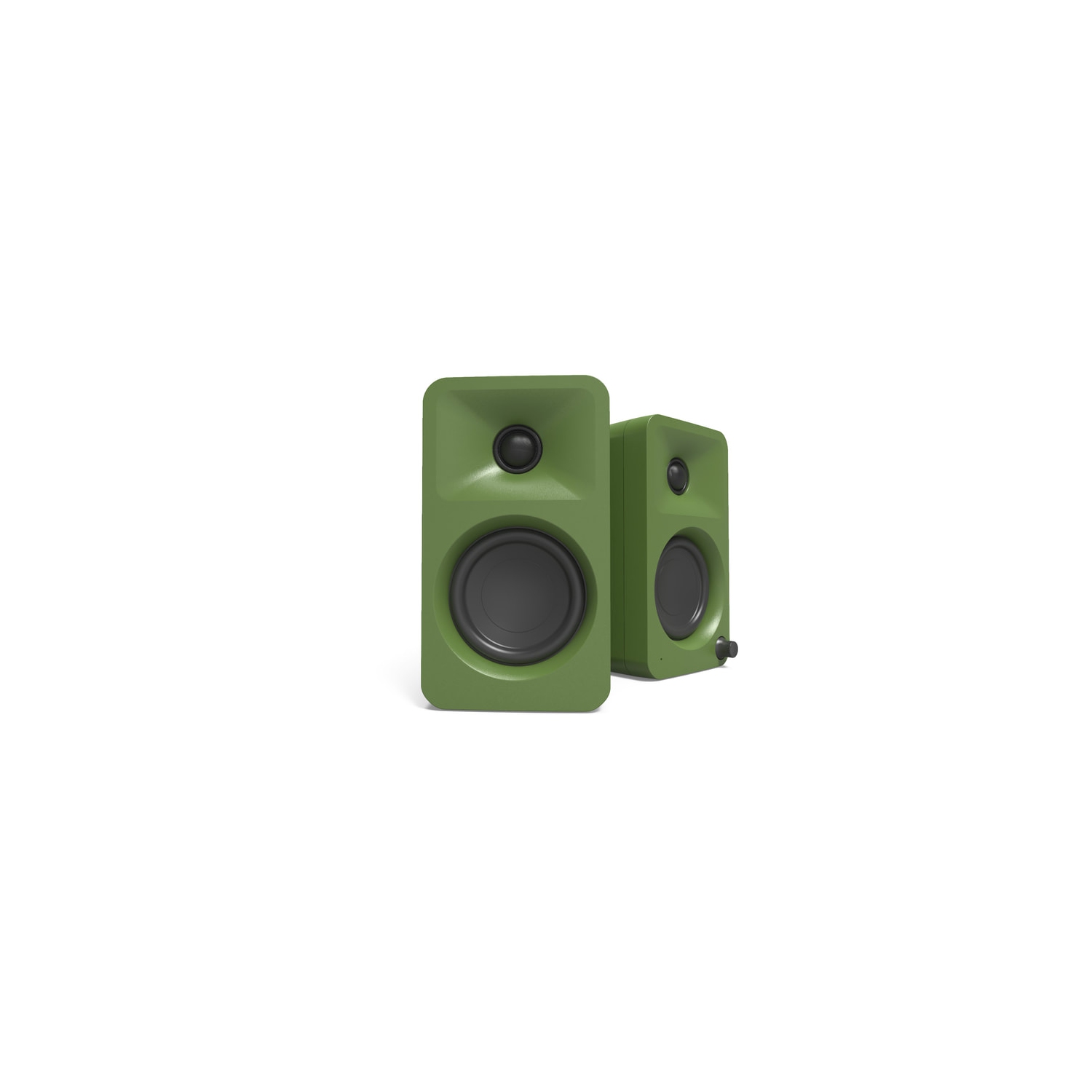 Kanto – Haut-parleurs de bureau amplifiés ORA 100&nbsp;W avec Bluetooth et USB-C - Mousse, paire