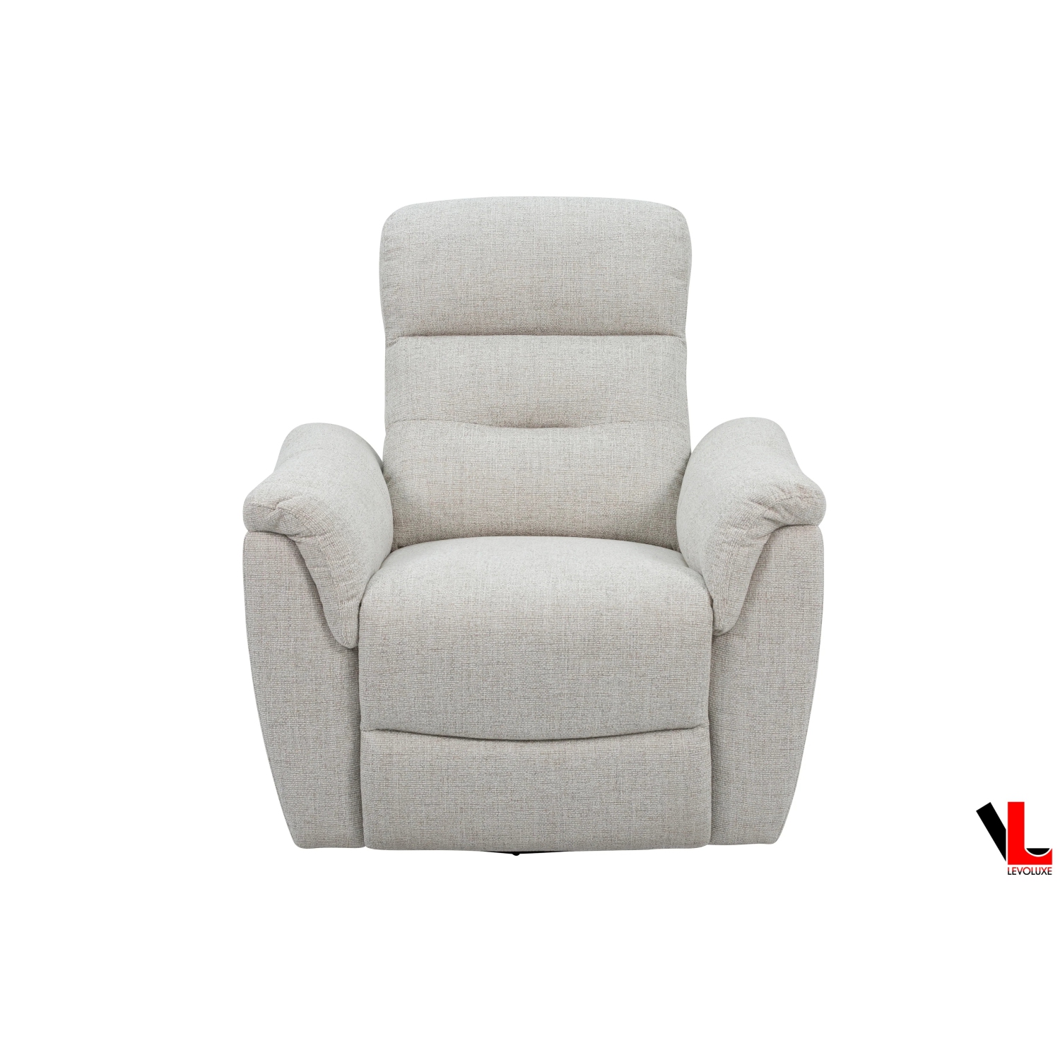 Mobilier 3 pièces inclinable électrique en tissu tissé Levoluxe Cain avec divan, causeuse et fauteuil