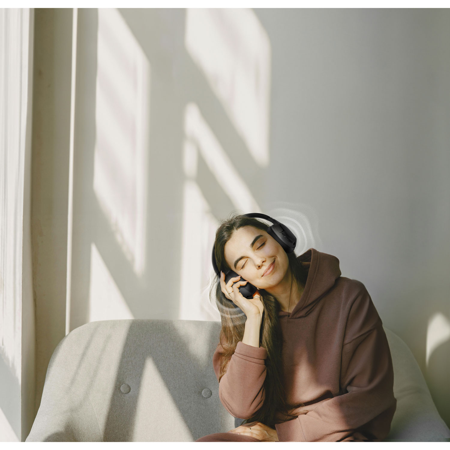 Casque d'écoute 100 % sans fil à suppression du bruit SoundForm Isolate de Belkin - Noir